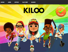 Tablet Screenshot of kiloo.com